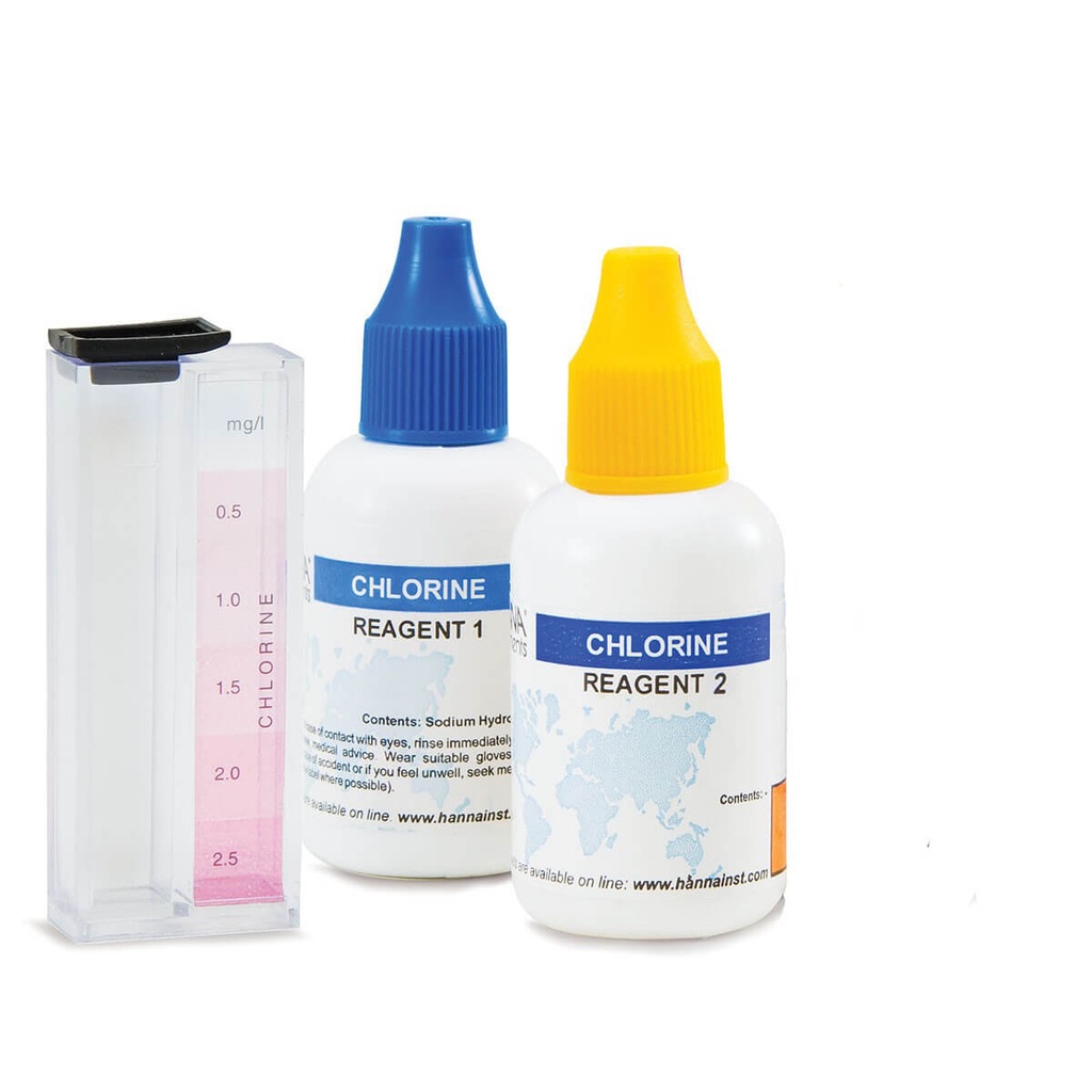 Test Kit de Cloro Libre HANNA HI3831F - HANNA