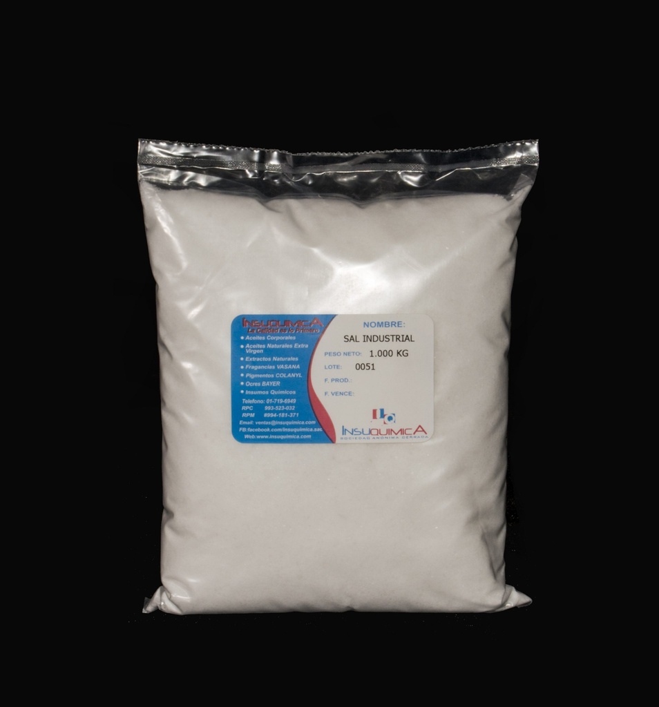 Sal molida sin yodo (1kg)