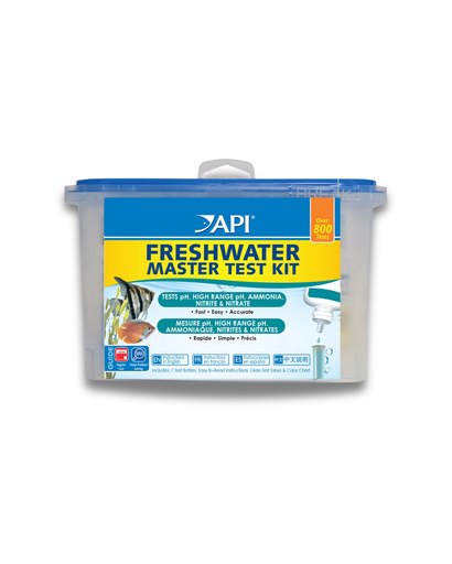Set API Master Test - Agua dulce (pH, amonio, nitrito, nitrato)
