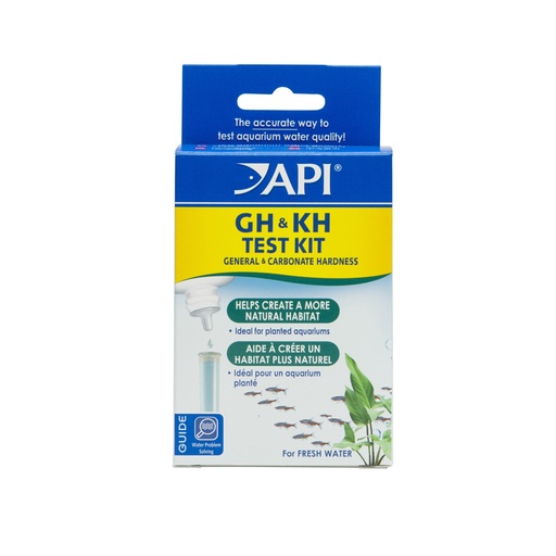 Test dureza de carbonatos y total KH/GH – API