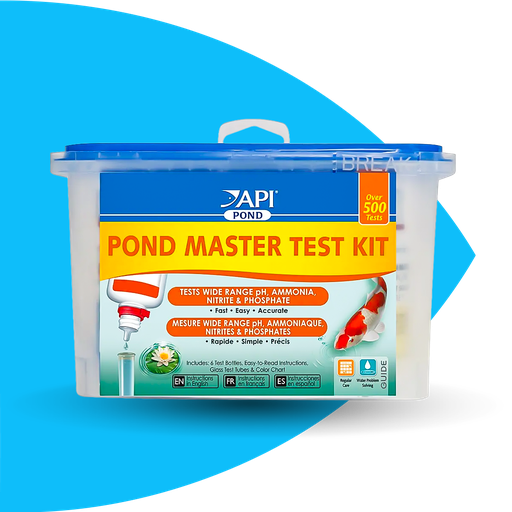[KITAPI] Kit de prueba API Pond Master (amoníaco, nitrito, fósforo, pH)