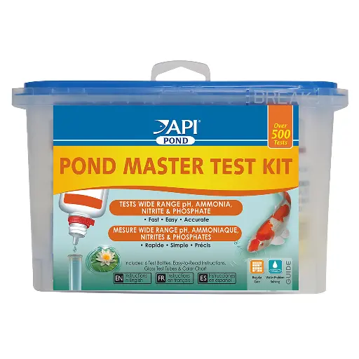 [KITAPI] Kit de prueba API Pond Master (amoníaco, nitrito, fósforo, pH)